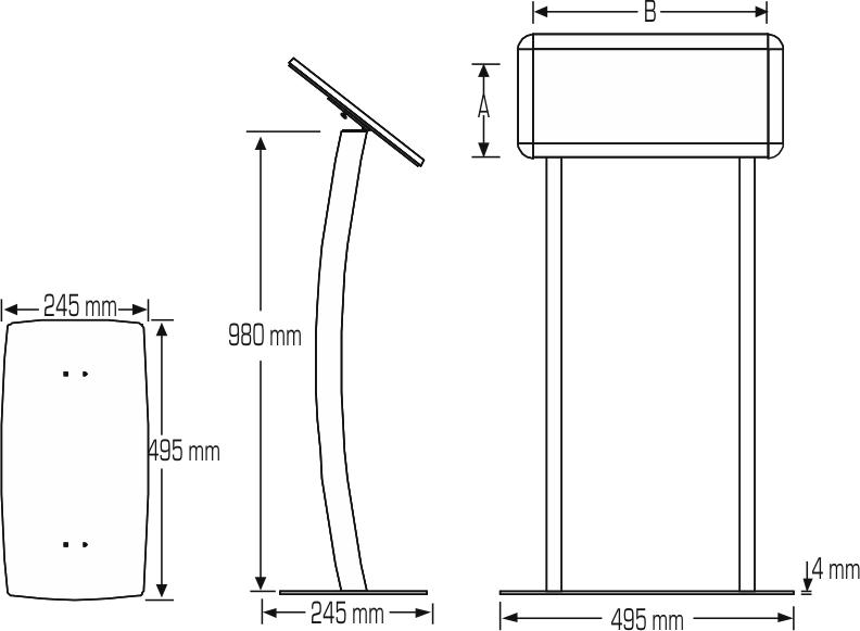 Bended Menuboard