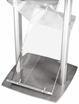 Zigzag Brochure Stand - Double Leg