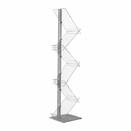 Zigzag Brochure Stand - Single Leg