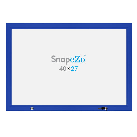 68,58 x 101,60 cm Estuche para póster de película azul 45MM SnapeZo®