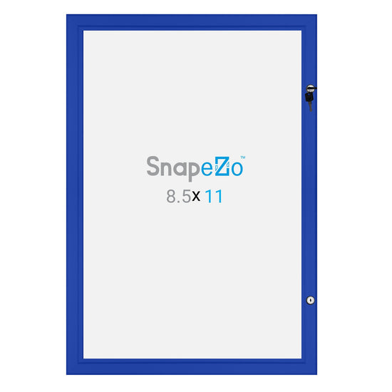 21.59 x 27.94 cm Blue Poster Case 45MM SnapeZo®