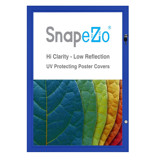 21.59 x 27.94 cm Blue Poster Case 45MM SnapeZo®