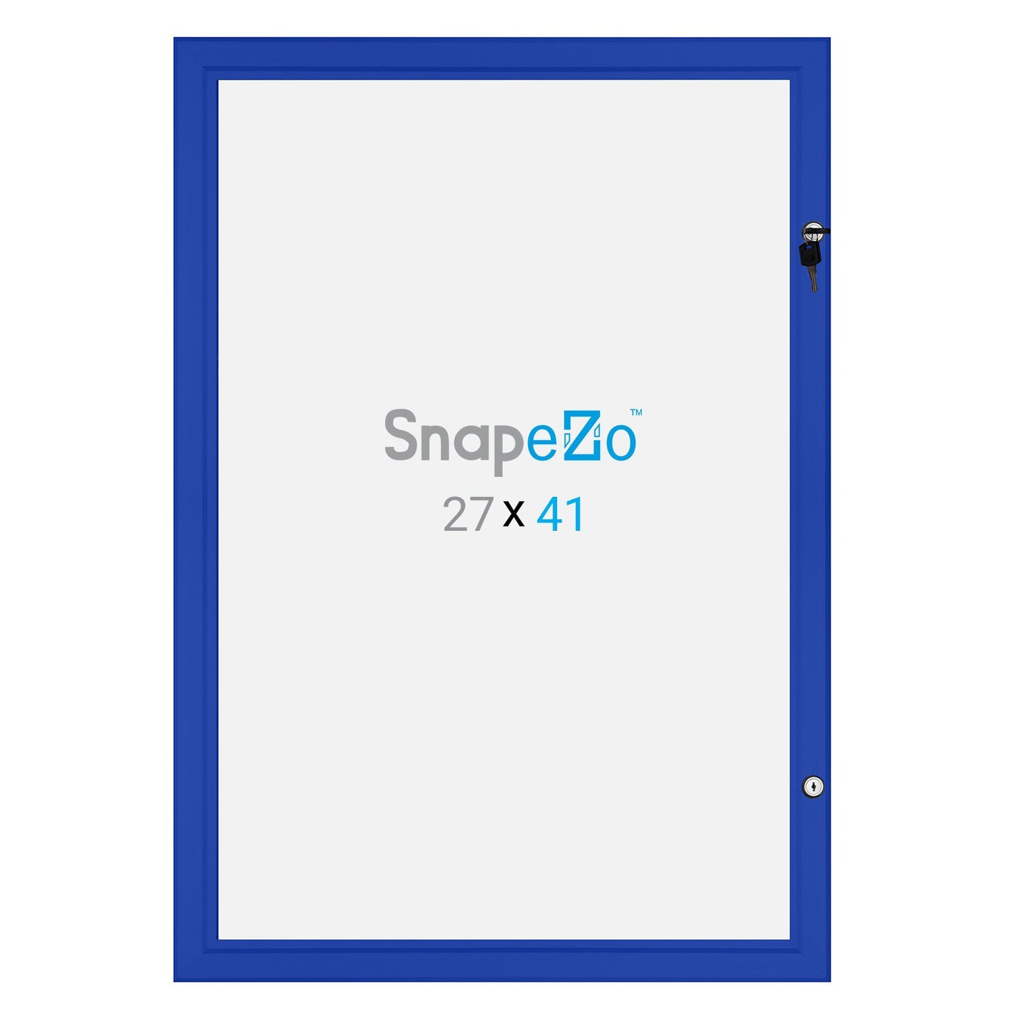 68,58 x 104,14 cm Estuche para póster de película azul 45MM SnapeZo®