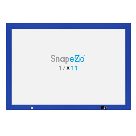 27.94 x 43.18 cm Blue Poster Case 45MM SnapeZo®