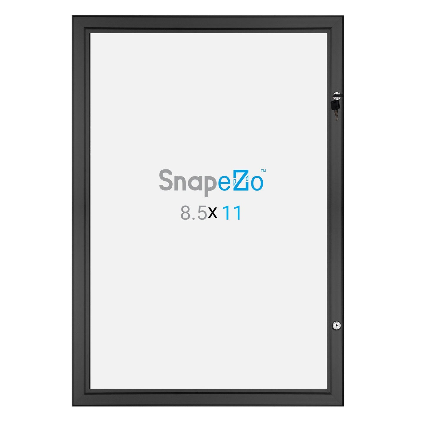 21.59 x 27.94 cm Schwarze Posterhülle 45MM SnapeZo®