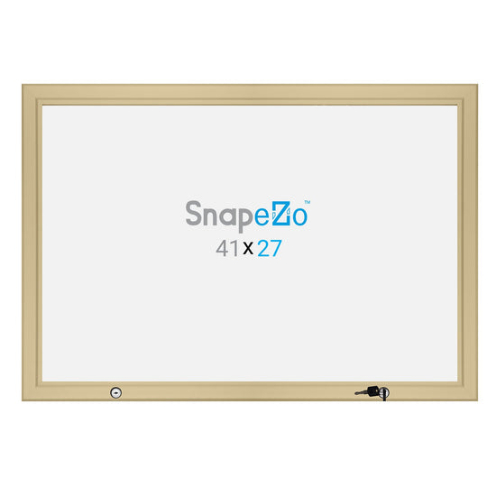 68.58 x 104.14 cm Gold Movie Poster Case 45MM SnapeZo®