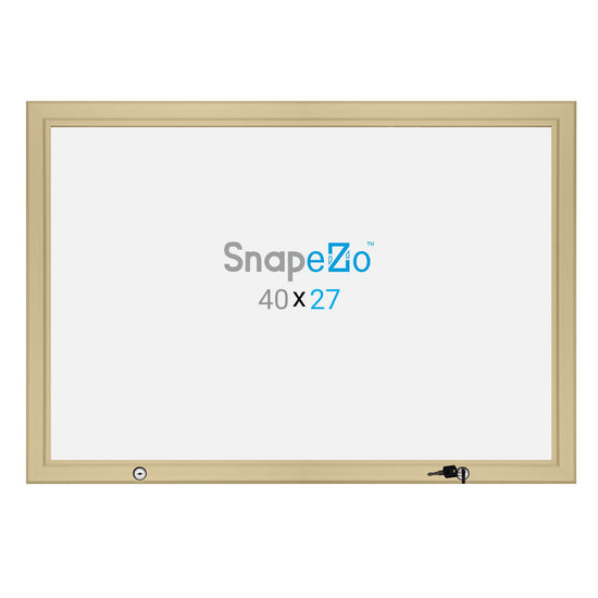 68.58 x 101.60 cm Gold Movie Poster Case 45MM SnapeZo®