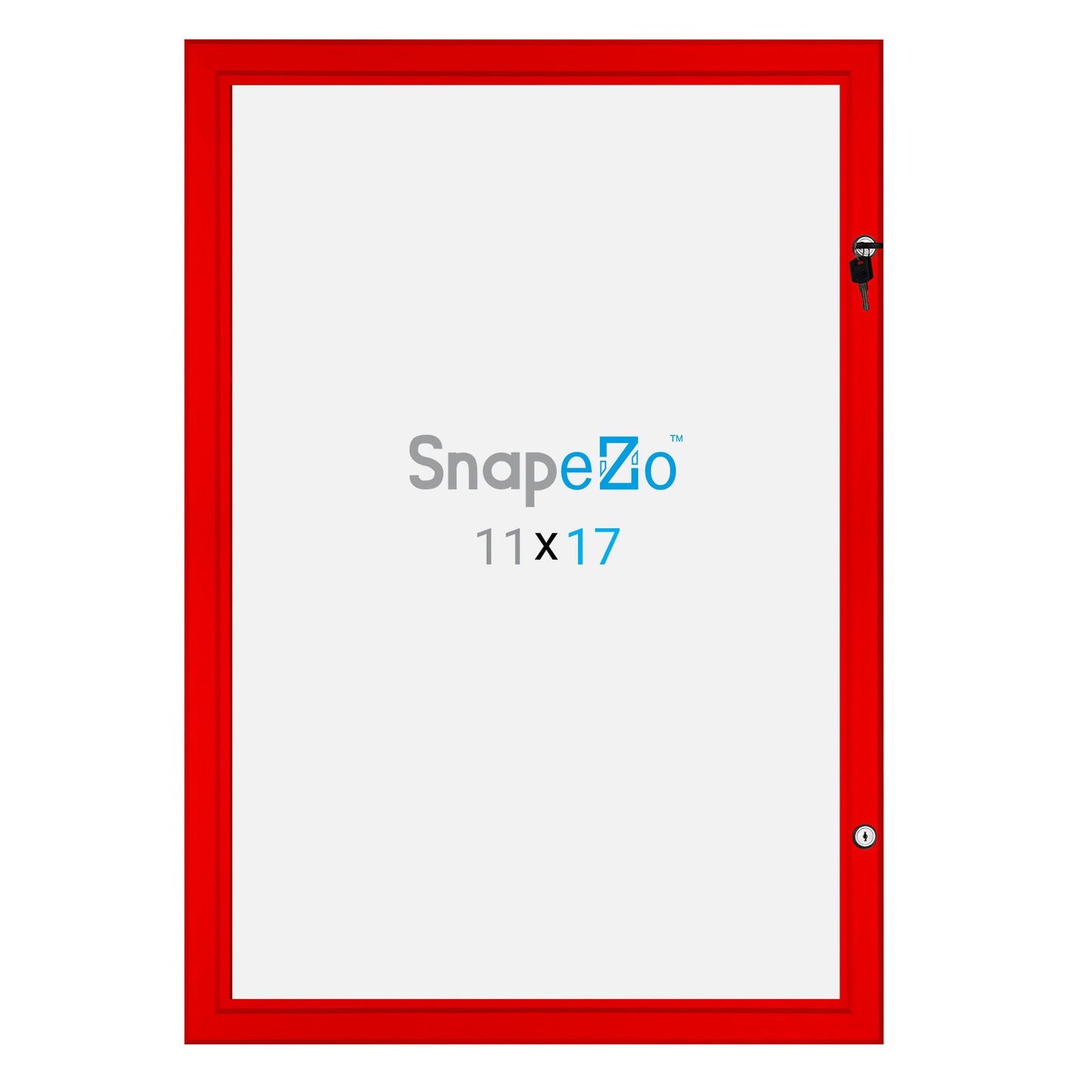 27.94 x 43.18 cm Red Poster Case 45MM SnapeZo®