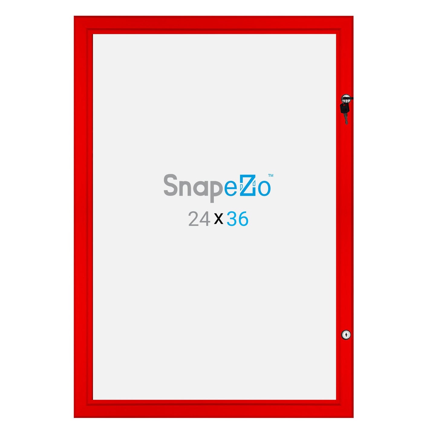 60,96 x 91,44 cm Estuche para póster de película rojo 45MM SnapeZo®