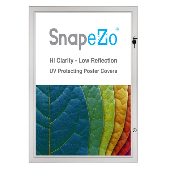 21.59 x 27.94 cm Silver Poster Case 45MM SnapeZo®