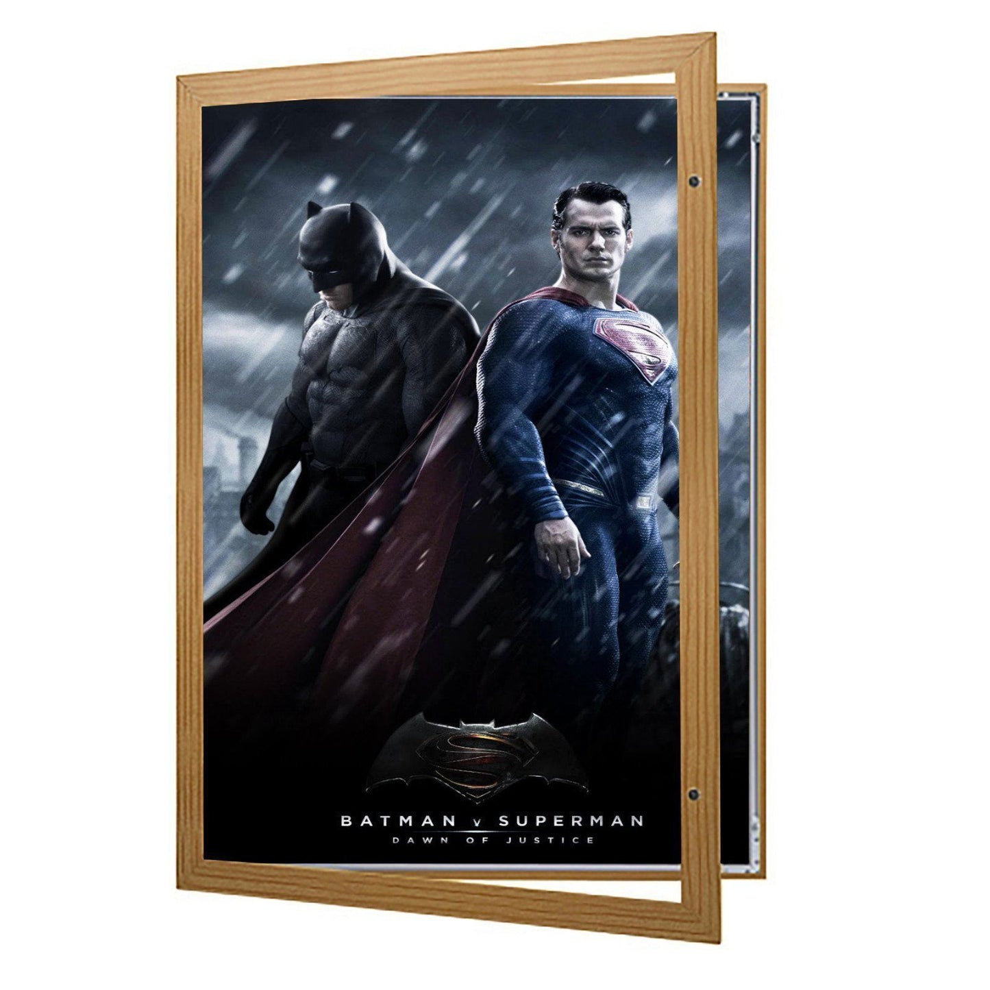 27x40 Dark Wood Movie Poster Case 1.77 Inch SnapeZo®