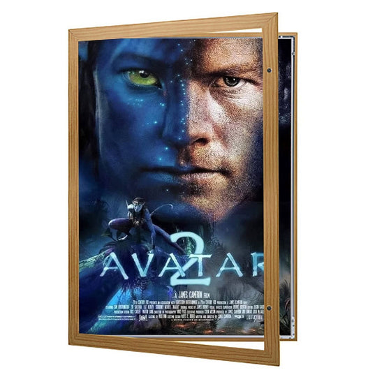 24x36 Dark Wood Movie Poster Case 1.77 Inch SnapeZo®