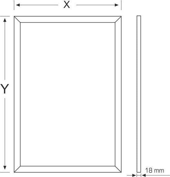 Kreidetafel Kundenstopper mit Holzrahmen