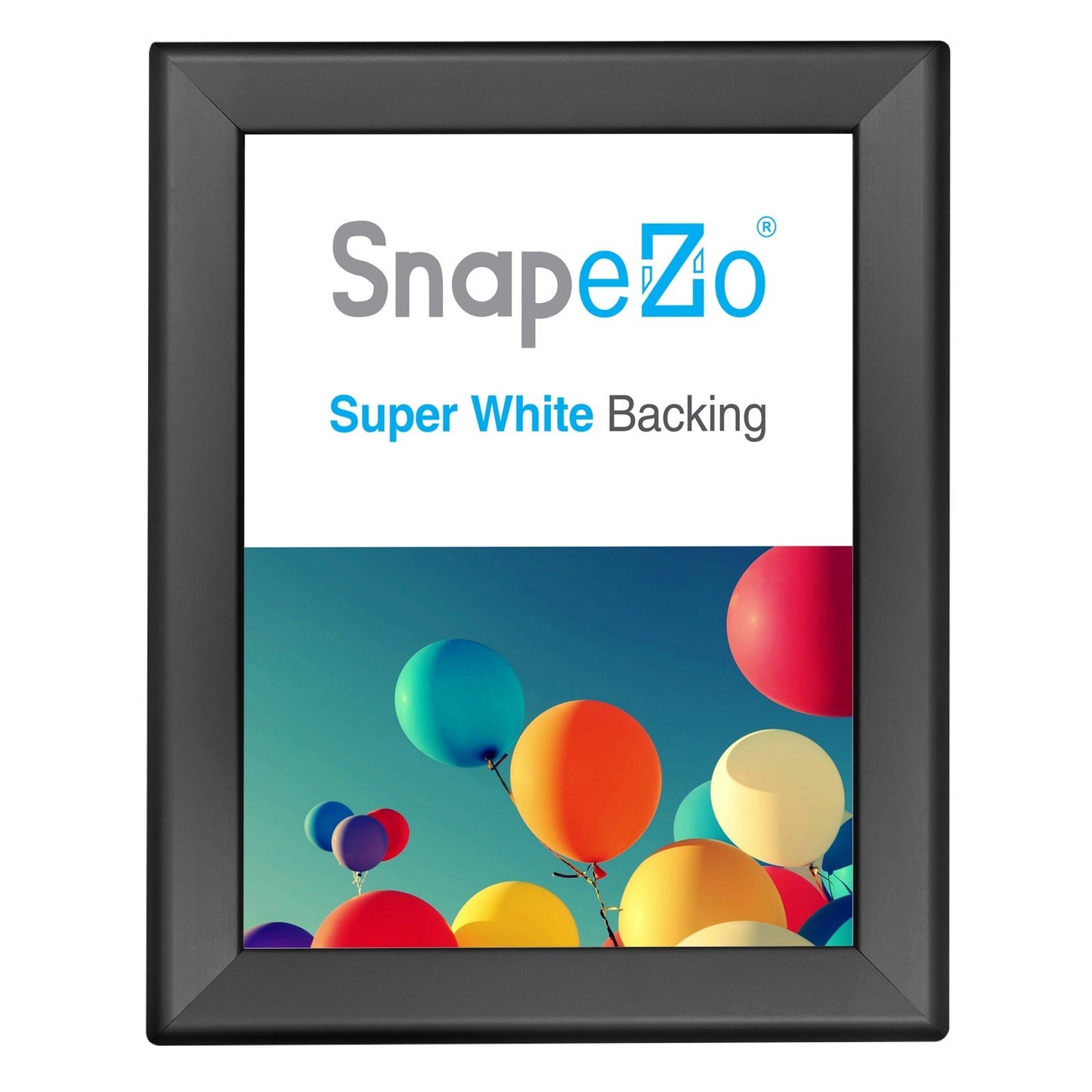 21.59 x 27.94 cm Black Double-Sided Poster Frame 32MM SnapeZo®