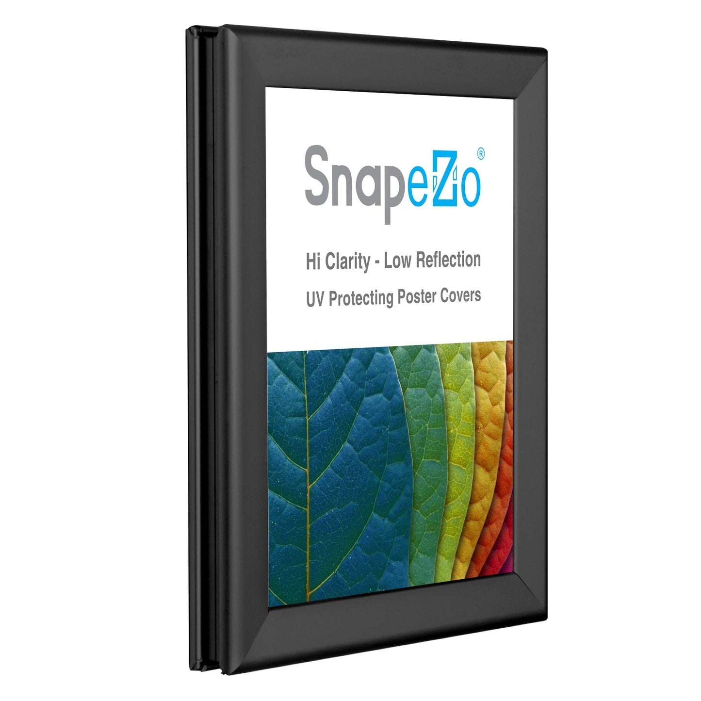 21.59 x 27.94 cm Black Double-Sided Poster Frame 32MM SnapeZo®