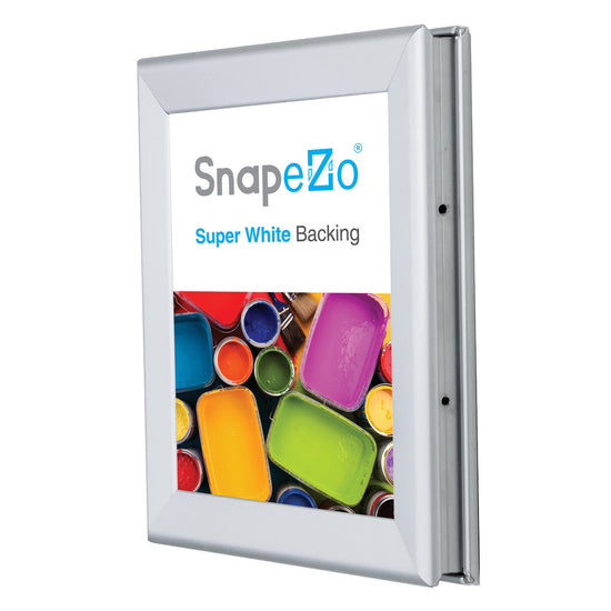 27.94 x 43.18 cm Silver Double-Sided Poster Frame 32MM SnapeZo®