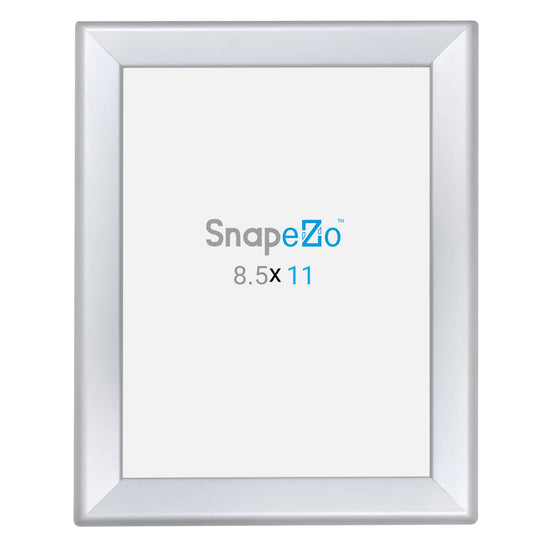 21.59 x 27.94 cm Silver Double-Sided Poster Frame 32MM SnapeZo®