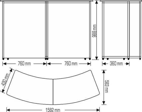 Folding Counter - Big