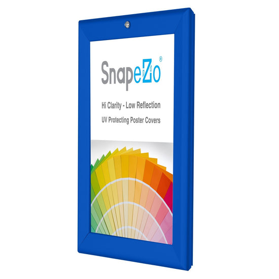 SnapeZo® 21.59 x 27.94 cm Blue Lockable Snap Frame - 32MM Profile