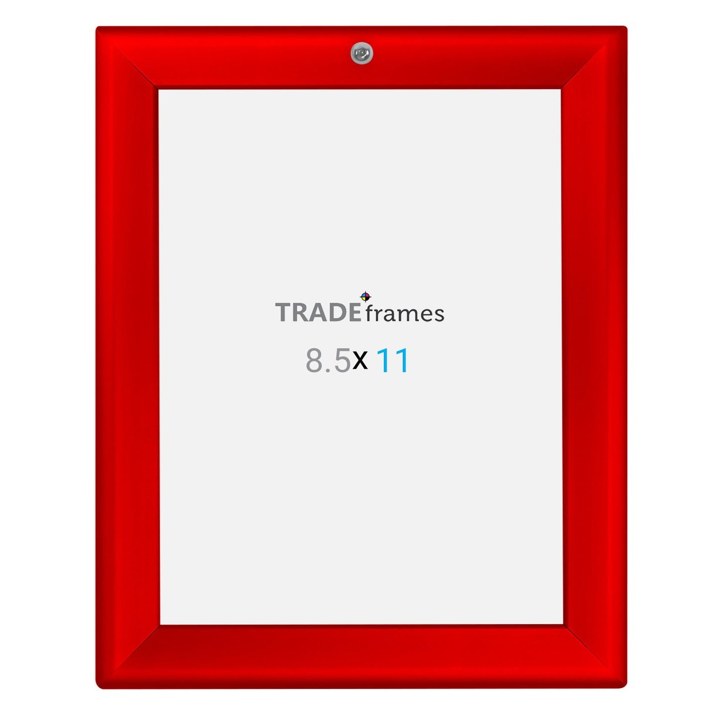 21.59 x 27.94 cm Red Lockable Snap Frame - 32MM Profile