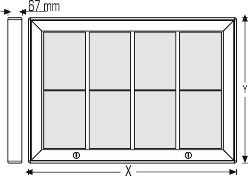 Maxi Pinnwand magnetisch - mit LED-Licht