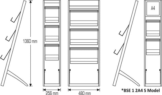 Pizza Brochure Stand