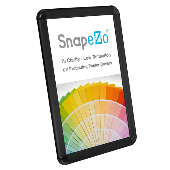 SnapeZo® 27.94 x 43.18 cm Black Round-Cornered Snap Frame - 32MM Profile