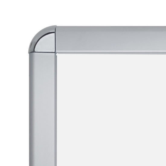 27.94 x 43.18 cm Silver Round-Cornered Snap Frame - 32MM Profile