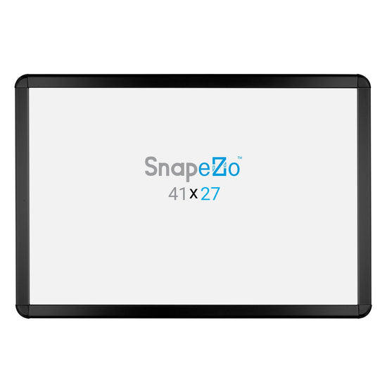 SnapeZo® 68,58 x 104,14 cm Marco a presión negro de esquinas redondeadas - Perfil de 32 mm