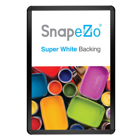 SnapeZo® 68.58 x 104.14 cm Black Round-Cornered Snap Frame - 32MM Profile