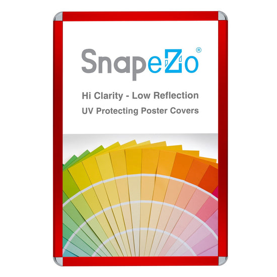 SnapeZo® 60.96 x 91.44 cm Red Round-Cornered Snap Frame - 32MM Profile