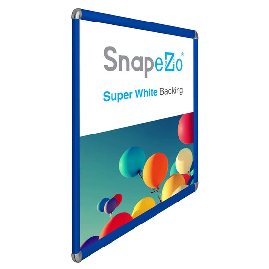 SnapeZo® 76.20 x 101.60 cm Blue Round-Cornered Snap Frame - 32MM Profile