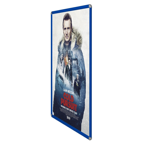 SnapeZo® 60.96 x 91.44 cm Blue Round-Cornered Snap Frame - 25MM Profile