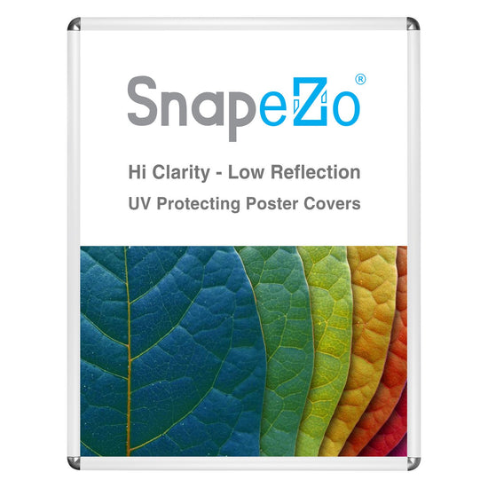 SnapeZo® 76.20 x 101.60 cm White Round-Cornered Snap Frame - 32MM Profile