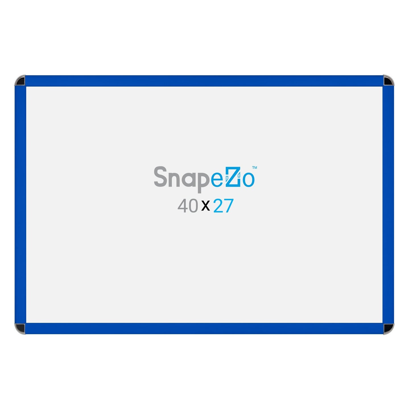 SnapeZo® 68.58 x 101.60 cm Blue Round-Cornered Snap Frame - 32MM Profile