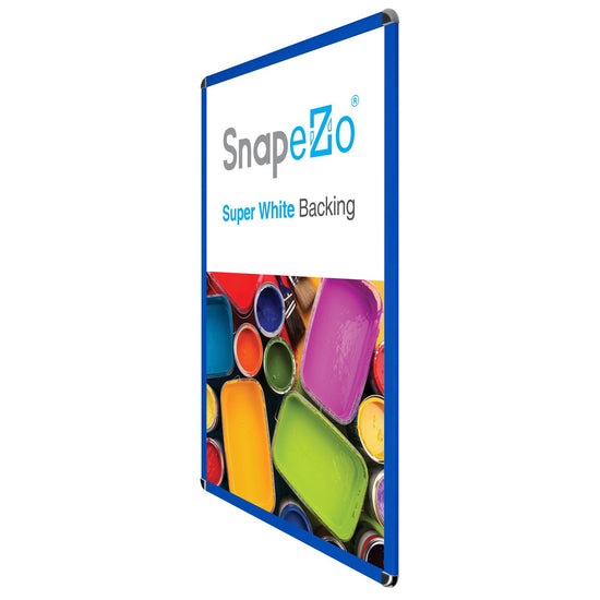 SnapeZo® 68.58 x 101.60 cm Blue Round-Cornered Snap Frame - 32MM Profile