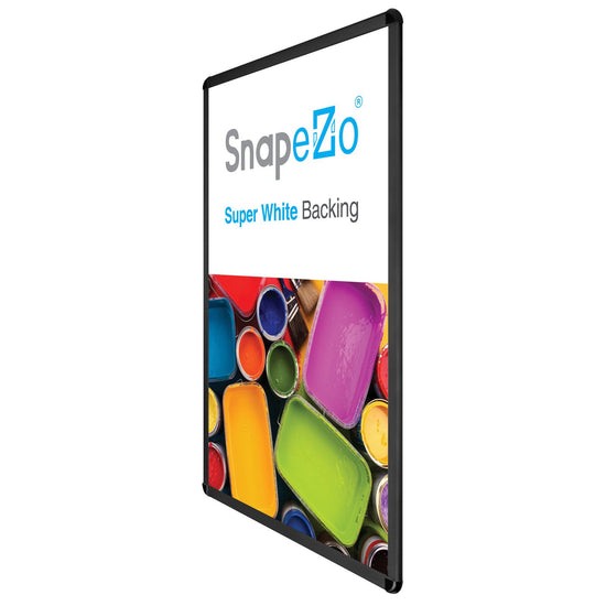 SnapeZo® 68.58 x 101.60 cm Black Round-Cornered Snap Frame - 32MM Profile