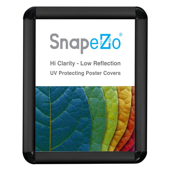 SnapeZo® 27.94 x 35.56 cm Black Round-Cornered Snap Frame - 25MM Profile