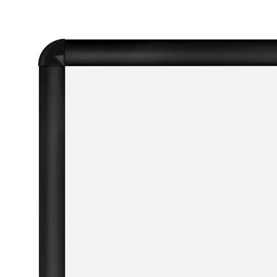 SnapeZo® 27.94 x 35.56 cm Black Round-Cornered Snap Frame - 25MM Profile