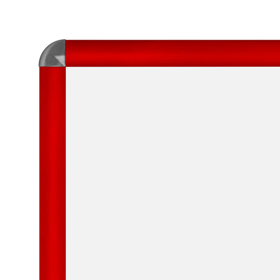 SnapeZo® 27.94 x 43.18 cm Red Round-Cornered Snap Frame - 25MM Profile