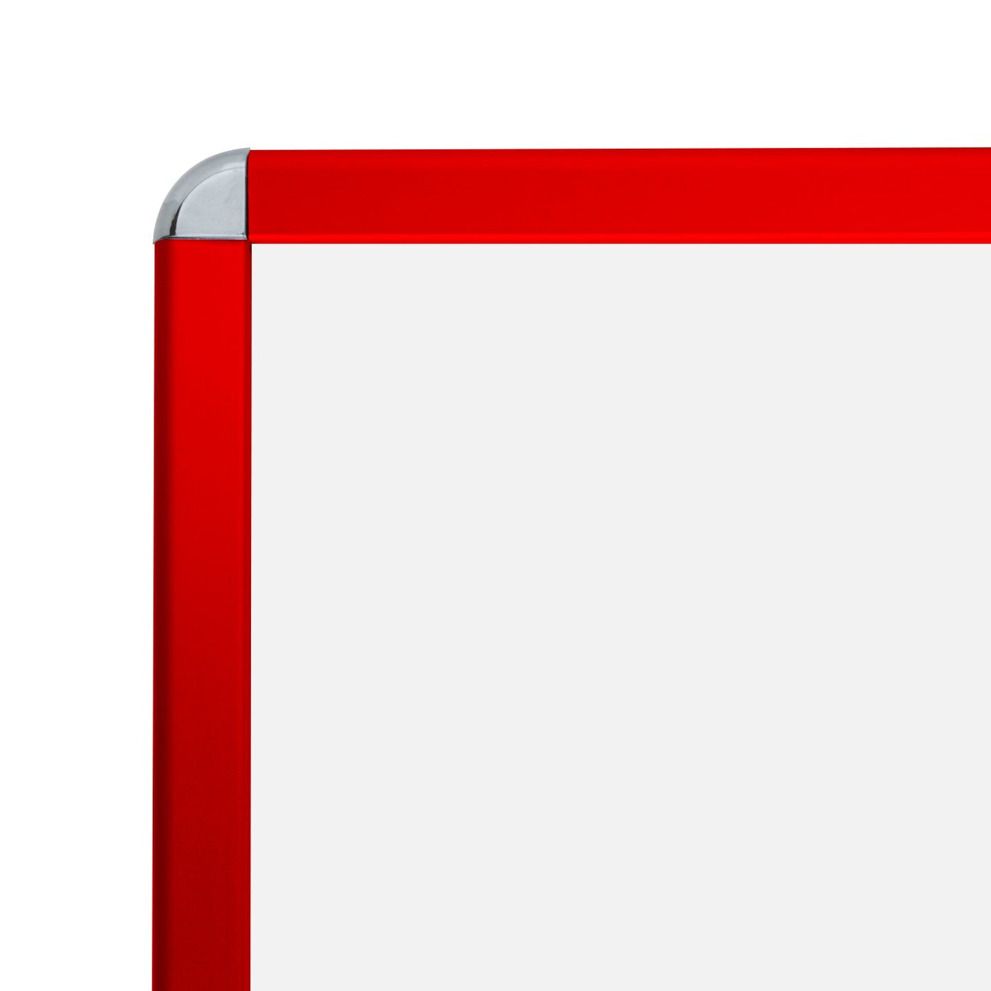 SnapeZo® 21.59 x 27.94 cm Red Round-Cornered Snap Frame - 32MM Profile