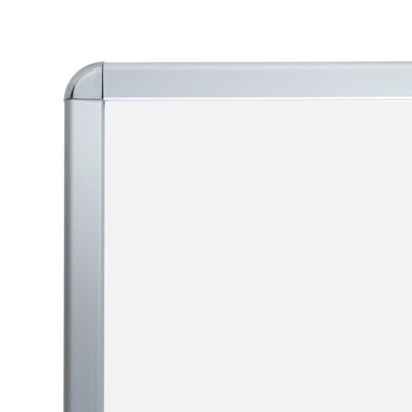 27.94 x 35.56 cm Silver Round-Cornered Snap Frame - 32MM Profile
