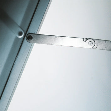 A1 Silber Classic Bürgersteig Schild – 32 mm Profil