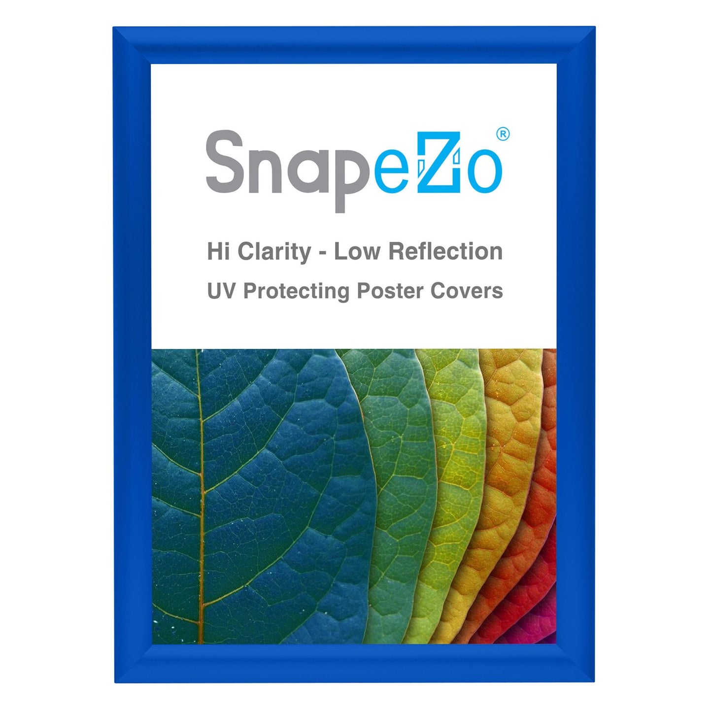 SnapeZo® A3 (42 x 29.7 cm) Blue Snap Frame - 25MM Profile