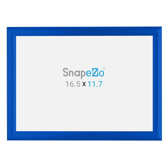 SnapeZo® A3 (42 x 29.7 cm) Blue Snap Frame - 25MM Profile