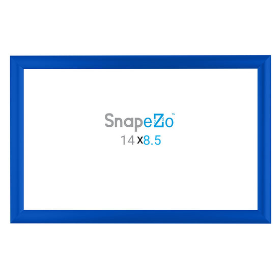 SnapeZo® 21.59 x 35.56 cm Blue Snap Frame - 25MM Profile