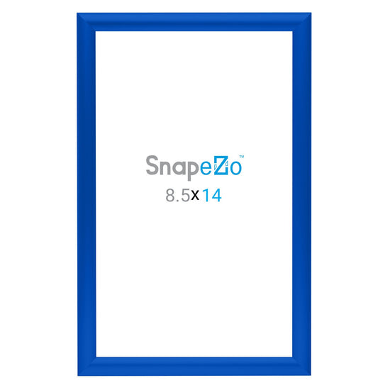 SnapeZo® 21.59 x 35.56 cm Blue Snap Frame - 25MM Profile