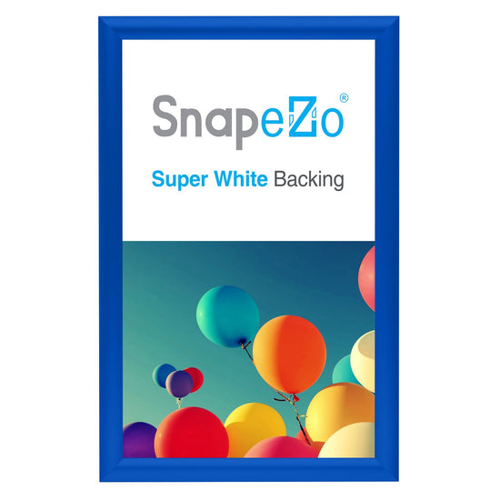 SnapeZo® 21.59 x 35.56 cm Blue Snap Frame - 25MM Profile