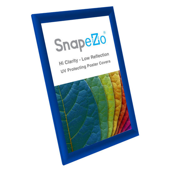 SnapeZo® 21.59 x 35.56 cm Blue Snap Frame - 25MM Profile