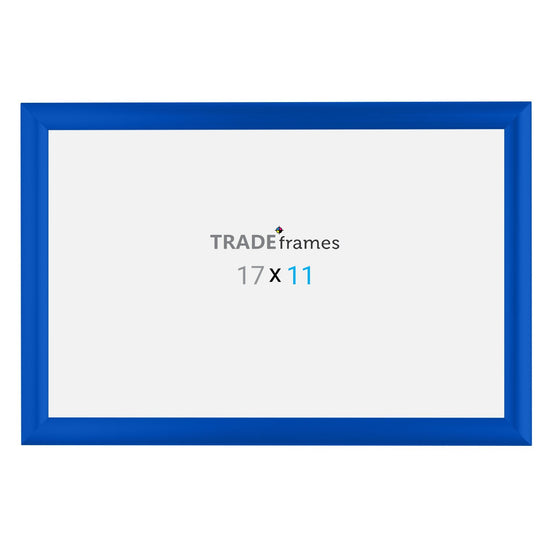 27.94 x 43.18 cm Blue Snap Frame - 25MM Profile